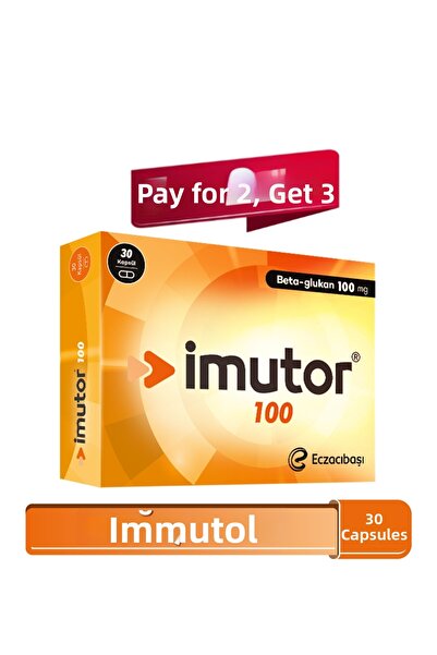 Imutor 100 30 كبسولة - بيتا جلوكان - المناعة