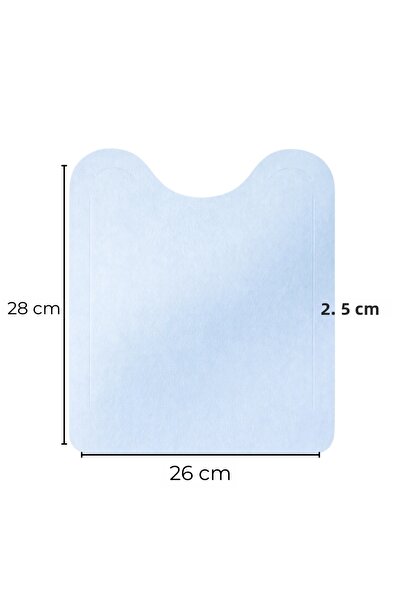 Fabemax Disposable Baby Bibs Blue 30 Pieces