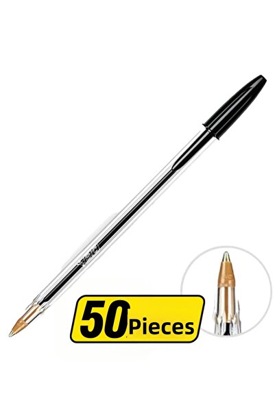 Bic قلم حبر جاف كريستال فاين 0.7 متر أسود