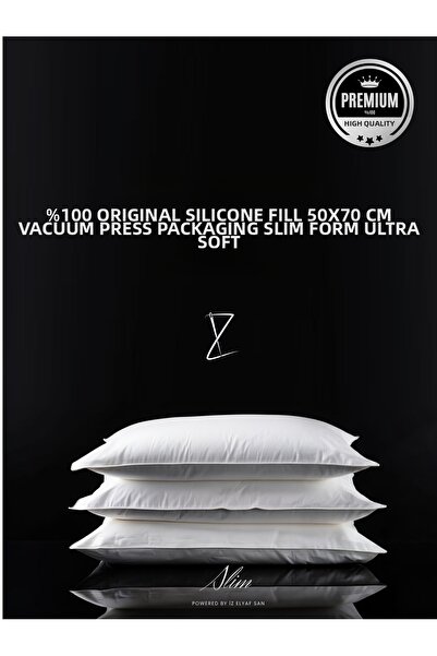 İz Home İz Premium 3 Pieces Slim Pillow |   Ultra Soft Padding |   Micro Fabr...