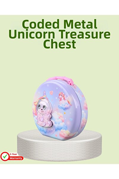 ZERO LAND Drnds Password Safe Money Box for Kids Treasure (185125) Chest Design