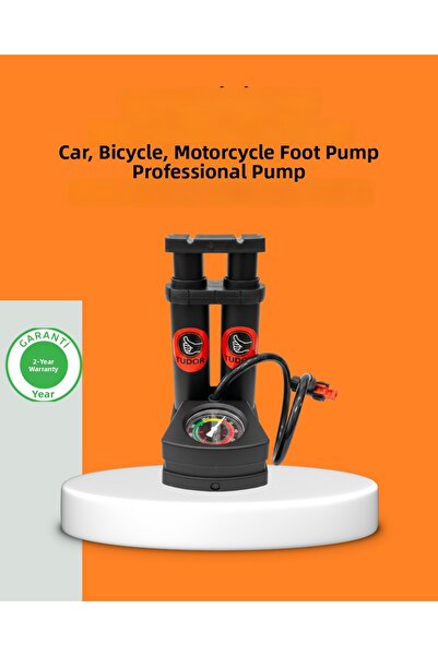 ZERO LAND DRNDS Велосипедна помпа с накрайник за крак и манометър (185109) Мн...