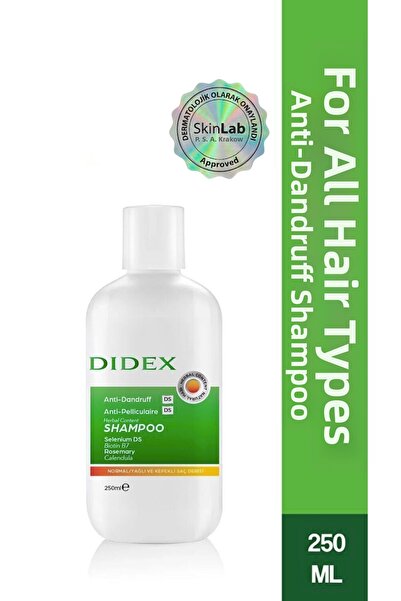 DİDEX Herbal Dandruff Shampoo 250Ml-For All Hair
