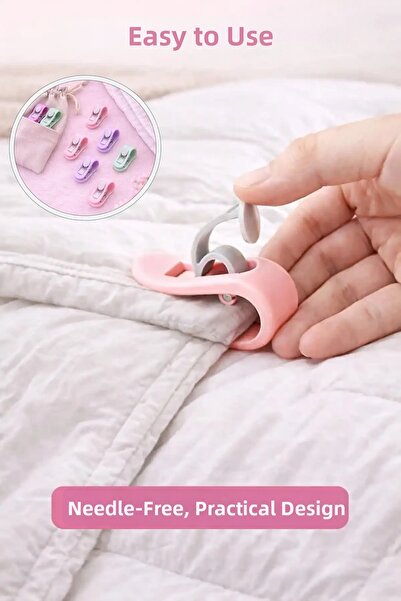 Berdina Home Quilt Bedding Fixing Sheet Curtain Tulle Fixer Holder Organizer ...