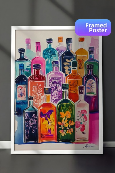 Zestia White Framed Wall Painting Amsterdam Canal Houses Street View Living R...