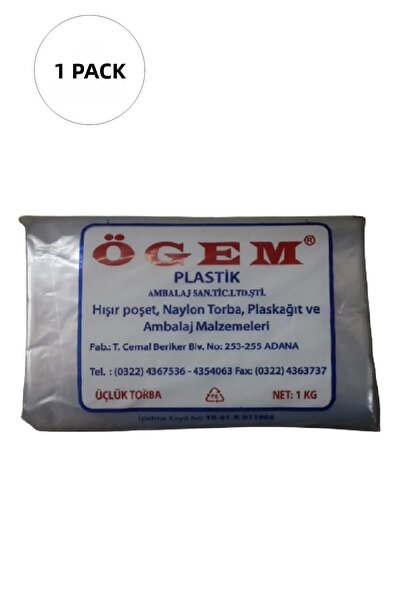 Mestore Grocery Nylon Bag Trio 26x45 cm 1 kg 1 Pack (Takriben 135 Pieces)