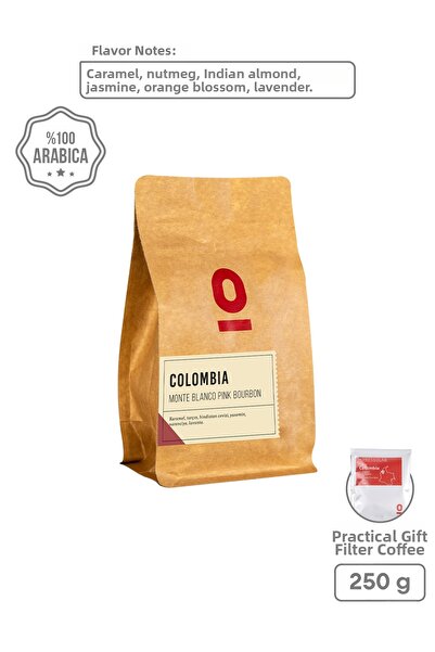 Espressolab كولومبيا مونتي بلانكو بينك بوربون 250 جرام - الكراميل، القرفة، ال...
