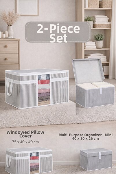 PONÇİK BEBEK Pillow & Clothing Storage Organizer - Multi-Purpose Organizer Mi...