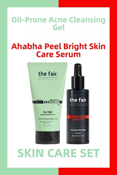 the fair. جل تنظيف البشرة المعرضة لحب الشباب الدهني - 150 مل ومصل التقشير أها...