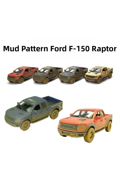 Shoplandu سيارة لعبة معدنية مصبوبة من المعدن طراز فورد F-150 سوبر كرو بنمط را...