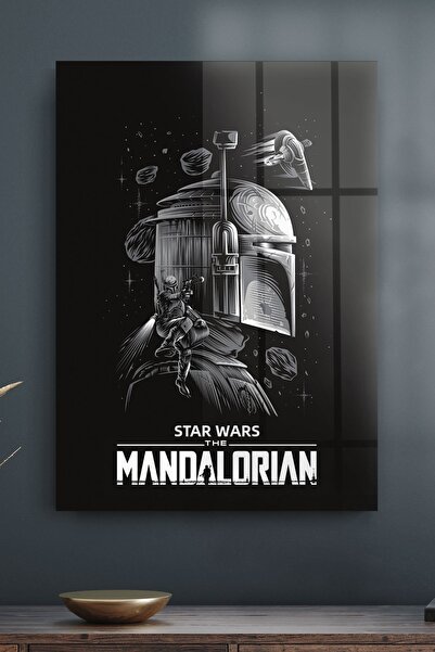 Decovetro Γυάλινη επιτραπέζια διακόσμηση Star Wars Mandalorian