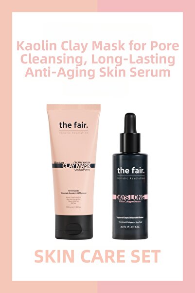 the fair. The Fair - قناع الطين لتنظيف المسام 100 مل ومصل الكولاجين 30 مل