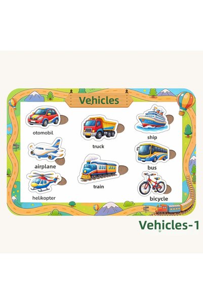 NCPUZZLES Wooden Turkish 6-Piece Mega Set, Educational - Instructional Puzzle Set1