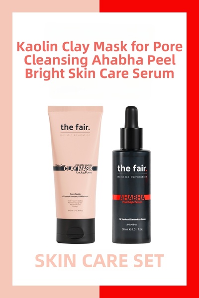 the fair. The Fair - قناع طين الكاولين لتنظيف المسام 100 مل ومصل تقشير أهابها...