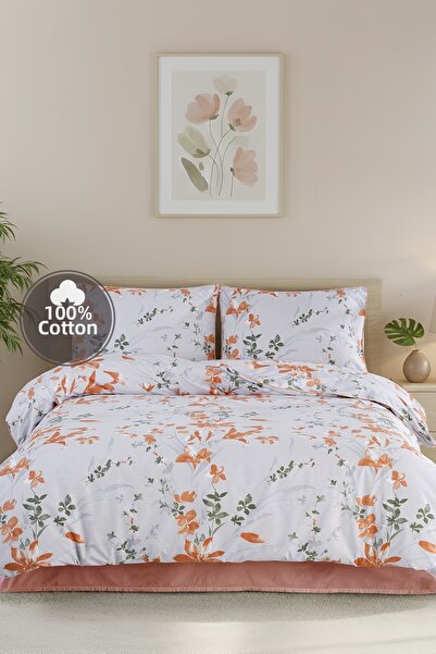 Cote Blanc طقم غطاء لحاف مزدوج من القطن بنسبة 100% من سيلينا