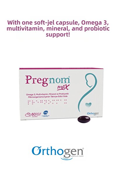 Orthogen بريجنوم ماكس 60 - كبسولة جل ناعمة