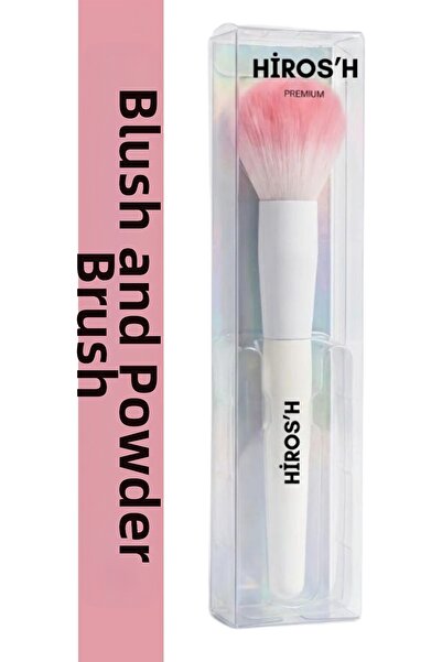 HİROS'H White Premium Blush and Powder Makeup Brush