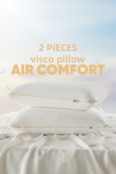 Pillow Market Tombul Ortopedic Visko Pillow [2 ΤΕΜΑΧΙΑ] Μαξιλάρι Air Comfort ...