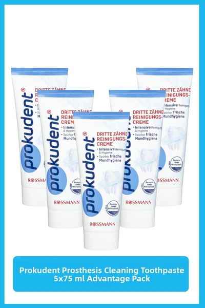 prokudent Denture Cleaning Paste 5X75 ml Advantage Package