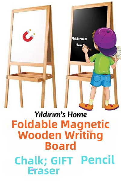 Yıldırım's Home لوح كتابة مغناطيسي قابل للطي - 100x45