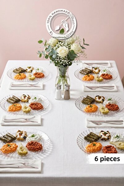 Glamis Selen Concept Güneş Model Large Size Handmade Glass Dessert and Presen...