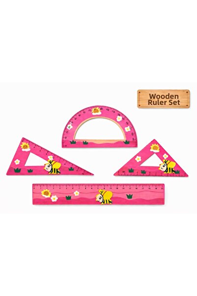 Two Two Σετ Ξύλινων Χαράκων – Με Σχέδια | 4 Τεμάχια |   Σετ Εκπαίδευσης Νηπια...