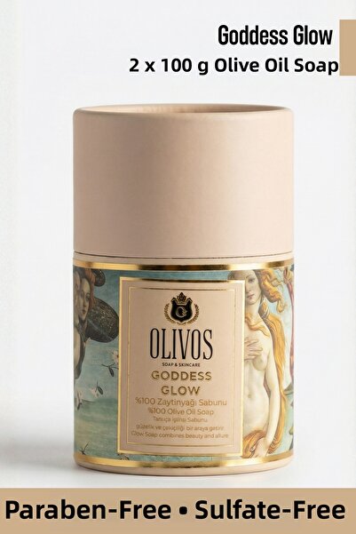 Olivos Goddess Glow 100% Olive Oil Handmade Solid Soap – Natural Glow Effect,...
