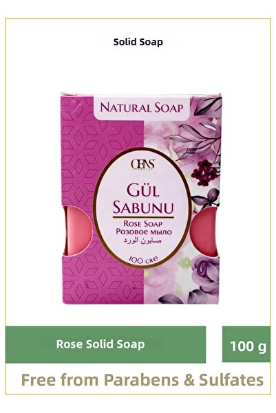 LAWİN Rose Soap Solid – Natural Moisturizing and Soothing Soap for Sensitive ...