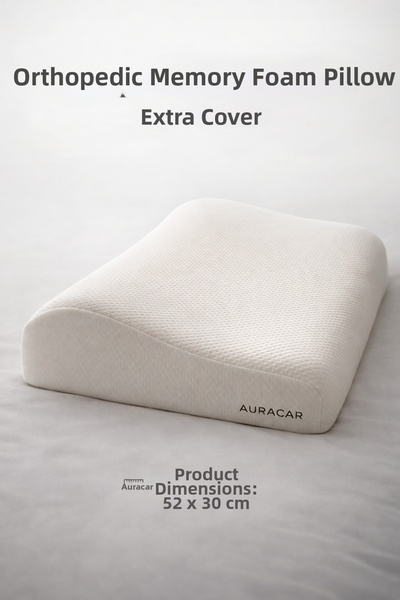 Auracar Orthopedic Visco Pillow Replacement Cover |   Breathable, Durable, 52...