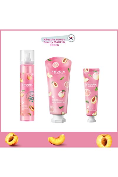 FRUDIA My Orchard Soothing Mist Peach 125 مل - لوشن للجسم 200 مل - كريم لليدي...