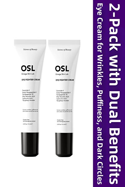 OSL Omega Skin Lab مجموعة كريم أو إس إل آي فايتر للعين مكونة من قطعتين 15 مل