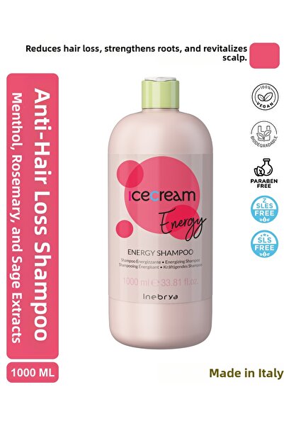 Inebrya شامبو آيس كريم إنيرجي المضاد للانسكاب 1000 مل