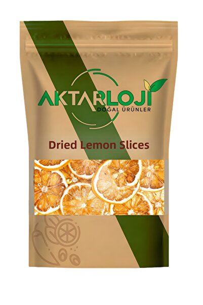 aktarloji 50 جرام من شرائح الليمون المجففة / الليمون المجفف - طبيعي وبدون إضافات
