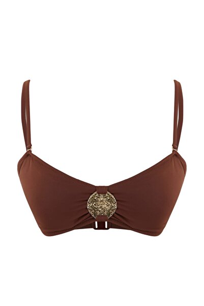 Trendyol Collection Кафяв печатен TBESS26BU00004