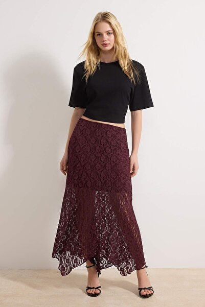 Trendyol Collection Мурдем Квіточка A-Крій/Дзвіночок Форма Еластичний Пояс Но...