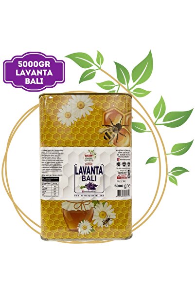 Baştan Yöresel 5kg Teneke Lavanta Balı