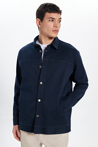 Tudors Cămașă pentru bărbați, cu croială relaxată, din lycra, cu buzunare lat...