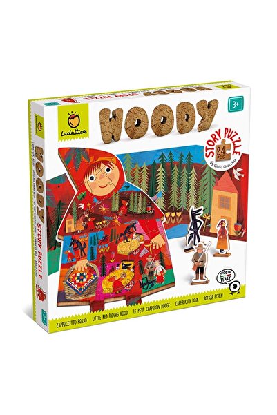 ludattica Ahşap Puzzle - Kırmızı Başlıklı Kız