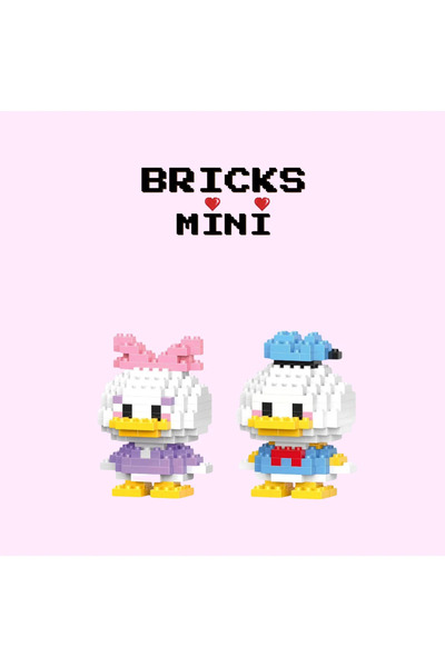 Bricks Donald Ve Daisy Duck İkili Set Mini Yap-ı Oyuncak,,0,,,,,,,,
