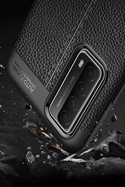 CT STONES غطاء Newface لهاتف Huawei P Smart 2021 بتركيز تلقائي - أحمر