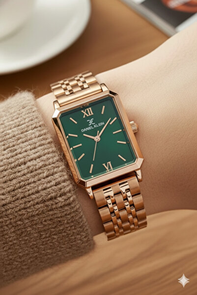 Daniel Klein مستطيل حالة خمر نموذج المرأة المعادن الحبل ساعة اليد