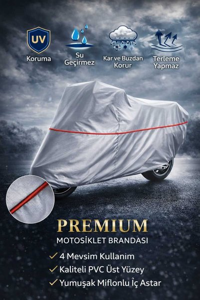 CarGuard Kymco Like 125 Motorcycle Canvas Motor Cover - Compatible with Rear Bag