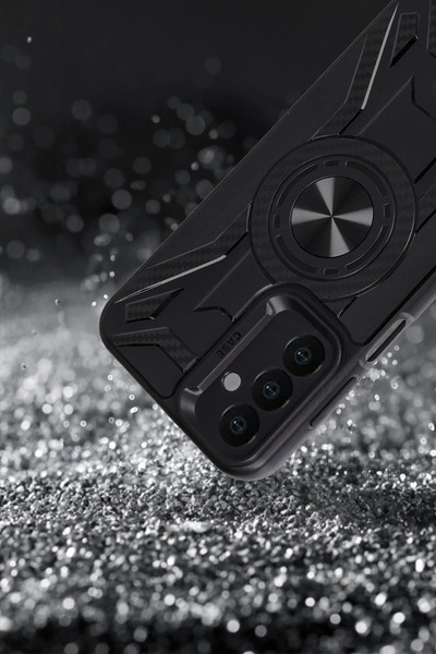 POYRAZ MARKET حافظة نيو فيس جنرال موبايل إيرا 50 من السيليكون من لينكولن - أسود