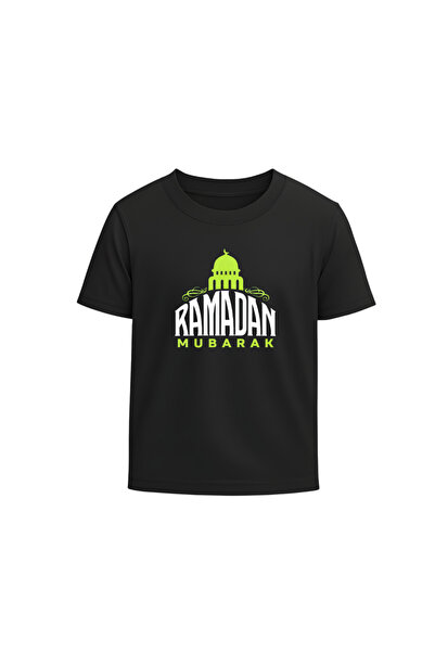 PRINTSHOP4ME Ramadan Mubarak Round Neck T-shirt Design For Kids Both Boys And...