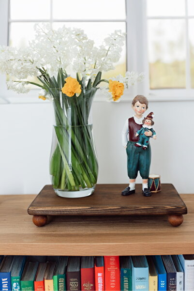 Akayev Wooden 30X15 cm Standing Presentation Plate