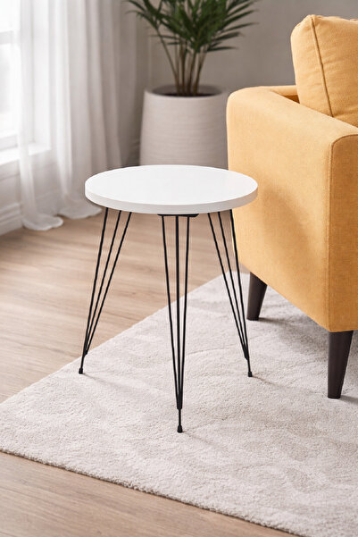 MESAVİSTA Zigon Sehpa, Tekli Zigon Sehpa, Yuvarlak, Dekoratif, Özel Tasarım- ...