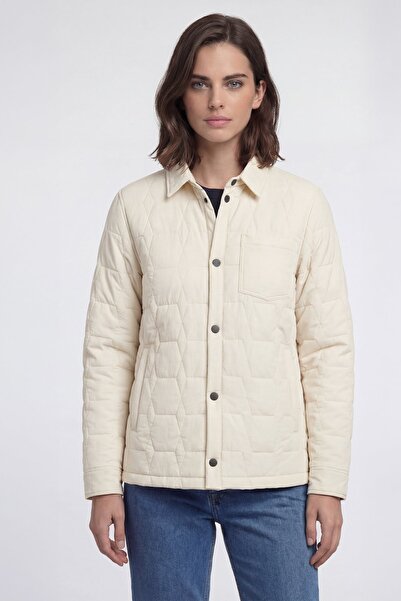 Sabri Özel Giotelli Taş Regular Fit Gömlek Yaka Desenli Mont Ceket