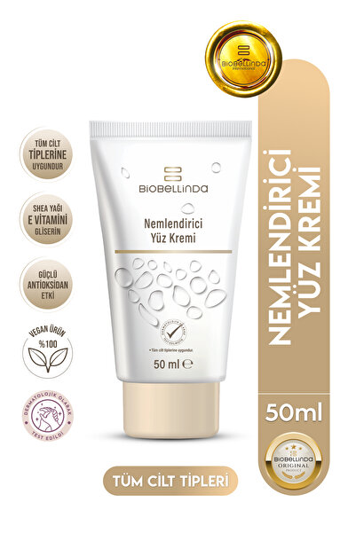 BioBellinda Doğal Nemlendirici Yüz Bakım Kremi 50 ml