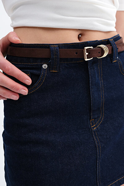 Addax Металева пряжка із замшевого ременя K2001-1