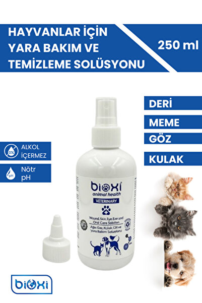 Bioxi Deri, Meme, Göz Ve Kulak Bakım Solüsyonu, Hayvanlar Için Yara Bakım Ve ...